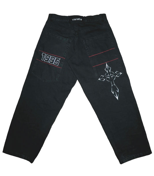 1996 Black Denim Jeans